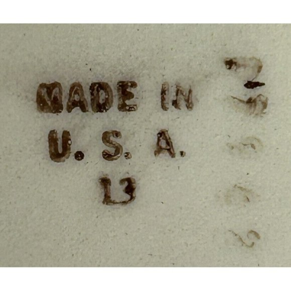 Franciscan Dinnerware (2) Desert Rose Coffee Cups  Made In USA Mark In Brown EUC - Picture 11 of 11